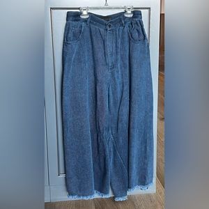Size M blue pants Kendall/Kylie wide leg